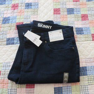 NY&C Women's Jeans Size 14 Petite - Low Rise Skinn